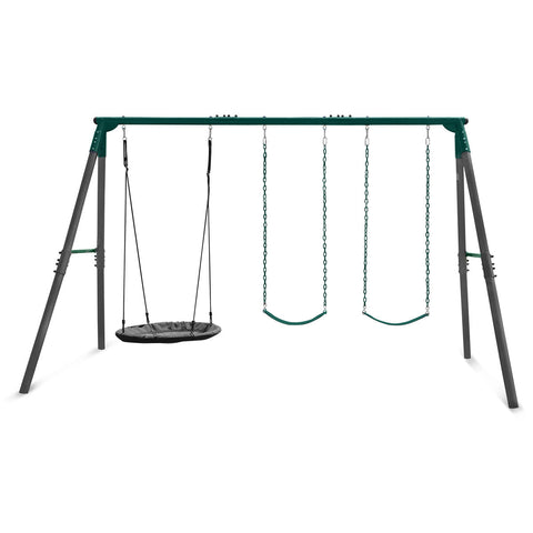 Lifespan Kids Titan Commercial Steel Swing Set Outdoor Swings