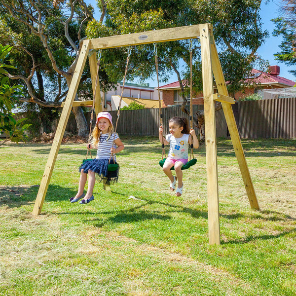 Lifespan Kids Holt 2 Double Swingset Outdoor Swings