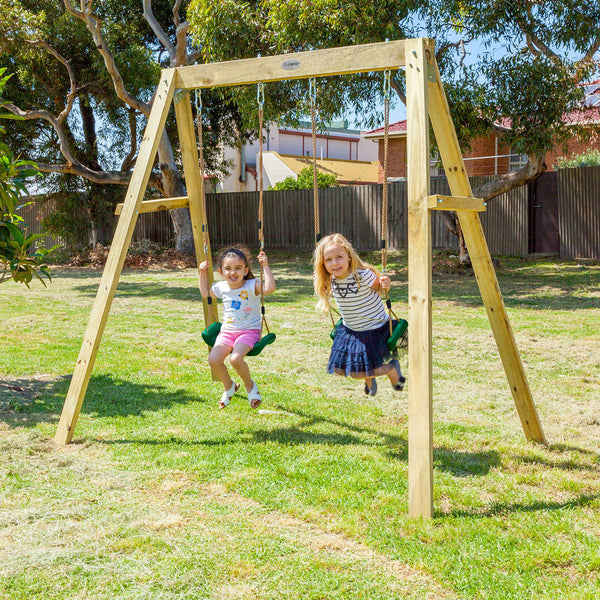 Lifespan Kids Holt 2 Double Swingset Outdoor Swings