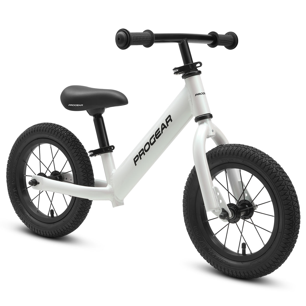 Progear Duralite Kids Balance Bike 12" Pearl White Bicycles