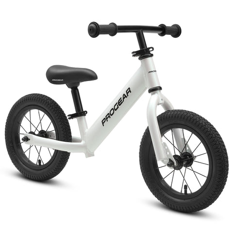 Progear Duralite Kids Balance Bike 12" Pearl White Bicycles