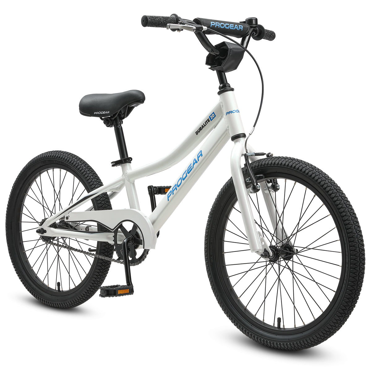 Progear Duralite Kids Bike 20" Pearl White Bicycles