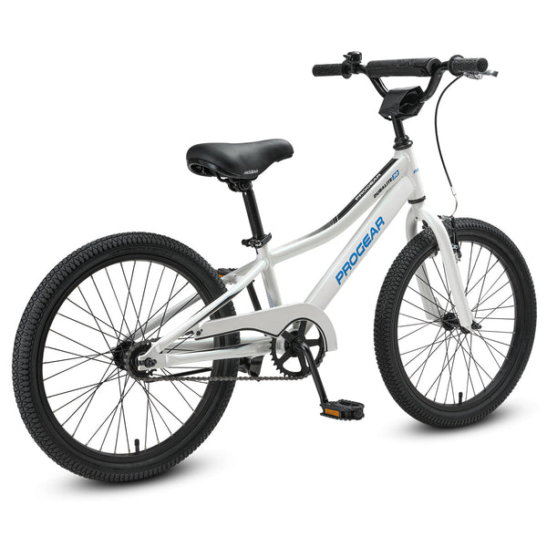 Progear Duralite Kids Bike 20" Pearl White Bicycles