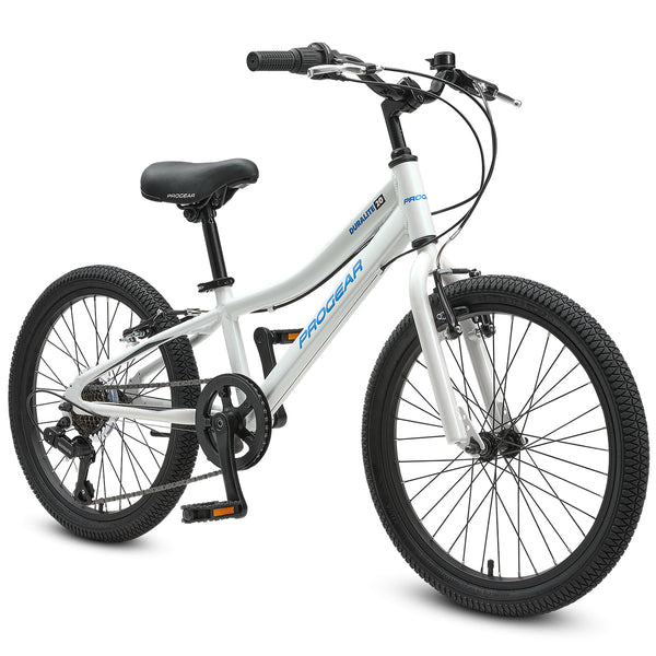 Progear Duralite 7 Speed Kids Bike 20" Pearl White Bicycles