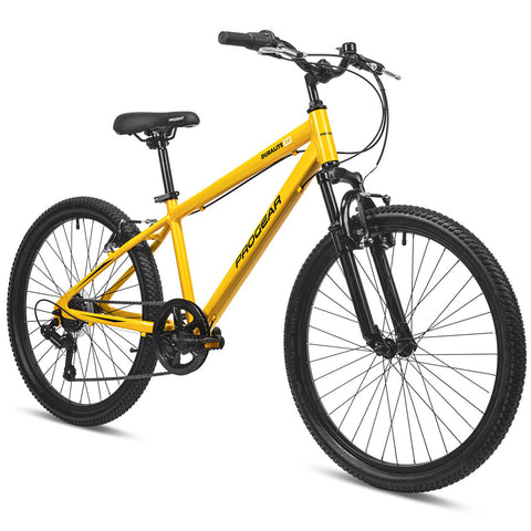 Progear Duralite 24" Boys 7 Speed Bike Honey Gold Bicycles