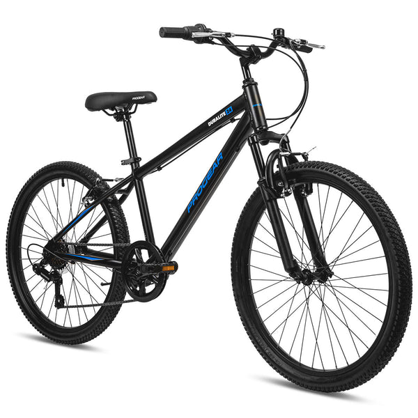 Progear Duralite 24" Boys 7 Speed Bike Obsidian Bicycles