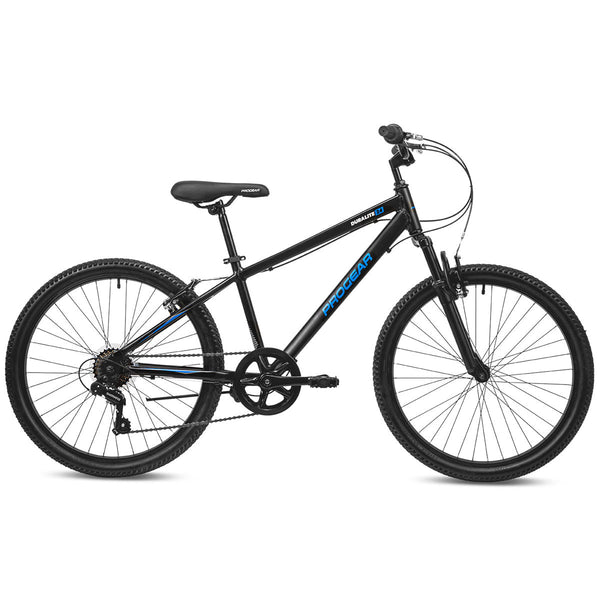 Progear Duralite 24" Boys 7 Speed Bike Obsidian Bicycles