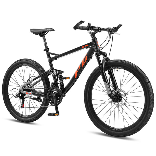 Progear Trail Dual Suspension Mtb 26*17" Black Ember Bicycles