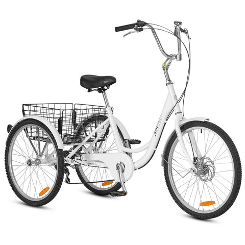 Progear Ridefree 24" Tricycle White Bicycles