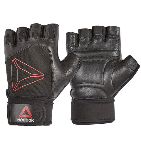 Gloves Straps & Hooks Reebok Lifting Gloves Small In Black & Red