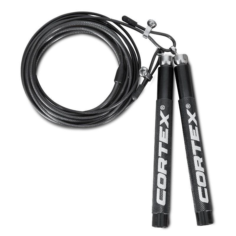 Cortex Speed Skipping Rope In Black Skip Jump Ropes