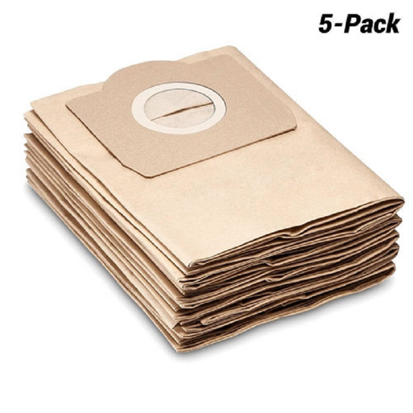 5 X Vac Bags For Karcher Nt Wd Mv Series Vacuum Cleaner Bags