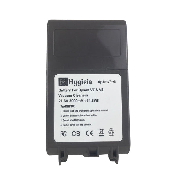 Vacuum Cleaner Parts Hygieia Battery Dual Fit For All Style Dyson V7 And V8 (Sv10 Sv11 Sv25 Sv37) Models
