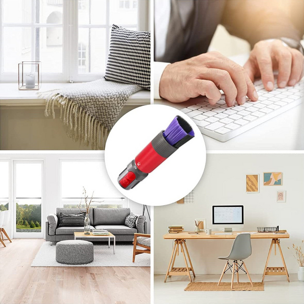 Scratch Free Self Cleaning Dusting Brush For Dyson V7 V8 V10 V11 V12 & V15 Vacuum Cleaner Parts