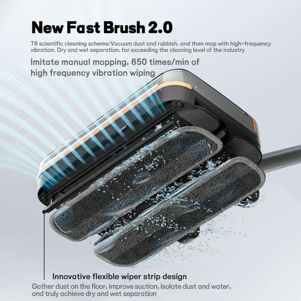 Hygieia T6 Wet Dry Mop Head For Dyson V7 V8 V10 V11 V15 And Gen5 Vacuum Cleaners Vacuum Cleaner Parts