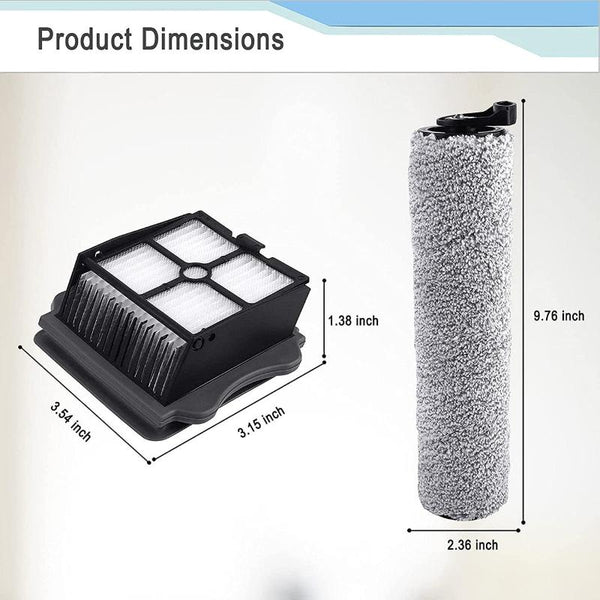 Filters & Roller Brush Pack For Tineco Floor One S3 Vacuum Cleaner Parts