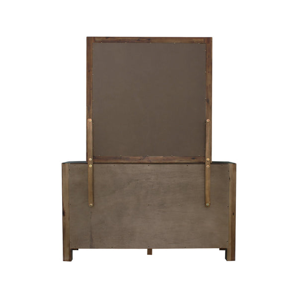 4 Pieces Bedroom Suite In Solid Wood Veneered Acacia Construction Timber Slat Queen Size Chocolate Colour Bedside Table & Dresser Dressers & Chests Of