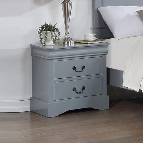 4 Pieces Bedroom Suite In Solid Wood Mdf King Size Grey Colour Bedside Table Dresser King Bed Frames