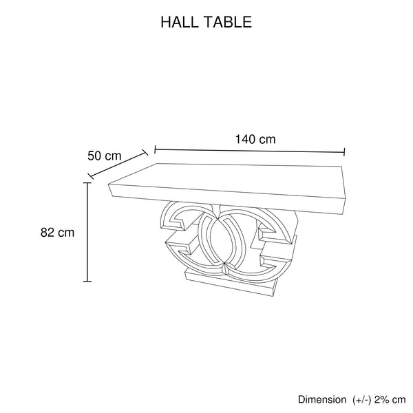 Hall Table Mdf & Mirror Crushed Acrylic Diamonds Silver Colour Hall Tables