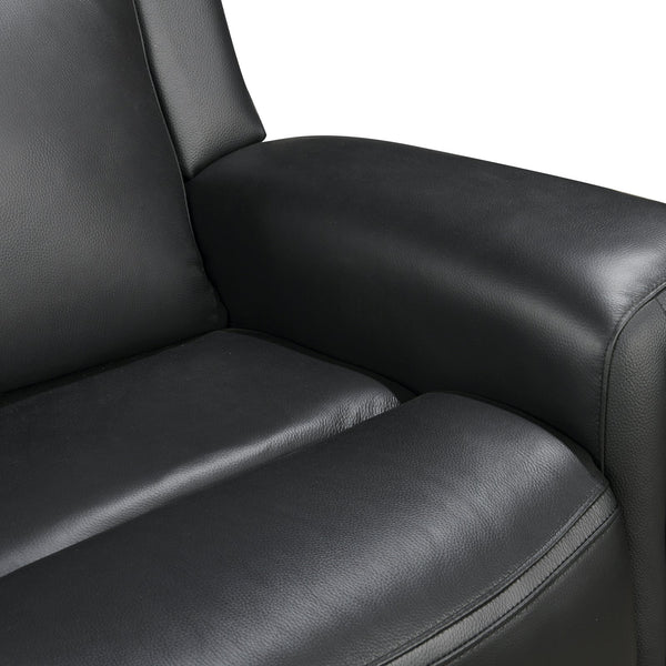 2 Seater Electric Leather/Pvc Black Recliner Electric Massage Chairs