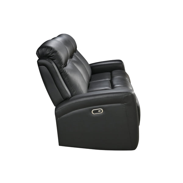 3 Seater Electric Leather/Pvc Black Recliner Electric Massage Chairs