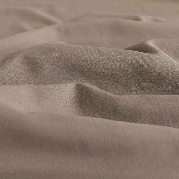 Cleverpolly Washed Microfibre Quilt Cover Set (Truffle Double) Quilt Covers