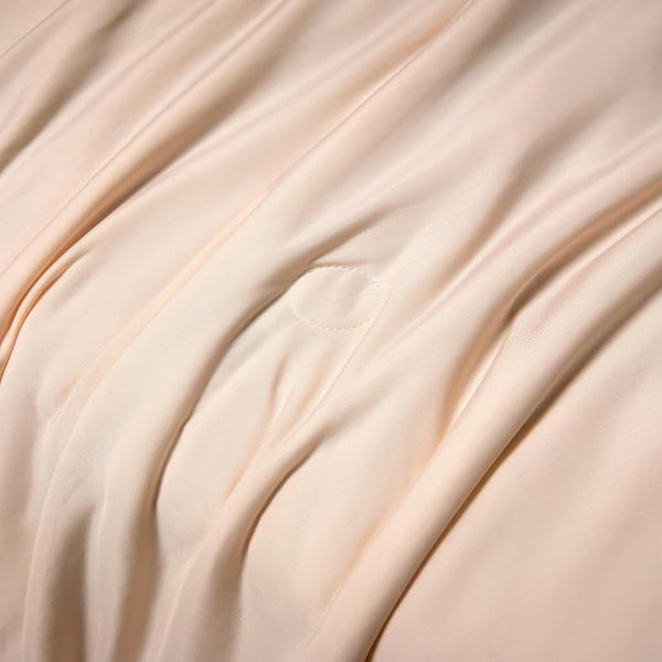 Ice Cooling Reversible Summer Comforter Blanket (Orange And Blue Single/Double) Blankets