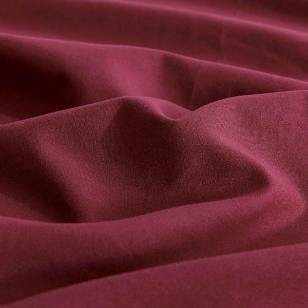 Cleverpolly Washed Microfibre Sheet Set (Burgundy Single) Sheets