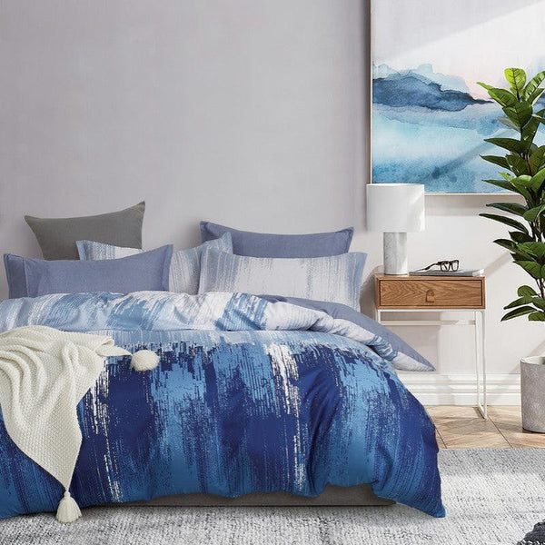 Cleverpolly Chavez Microfiber Reversible Quilt Cover Set Queen Size Quilt Covers