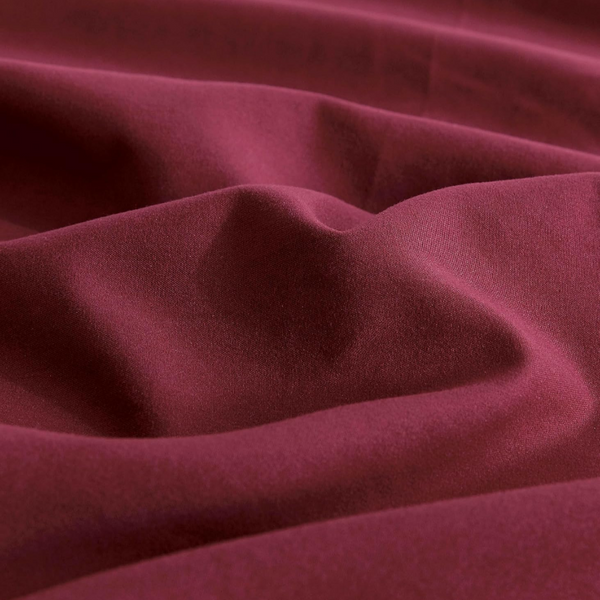 Cleverpolly Twin Pack Washed Microfibre Pillowcase (Burgundy Standard) Pillow Cases