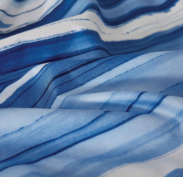 Print Microfibre Quilt Cover Set Ultra Soft With Zipper Closure Ethan King Size King Doonas