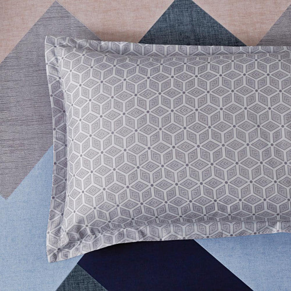 Cleverpolly Jay Microfiber Reversible Quilt Cover Set King Size King Doonas