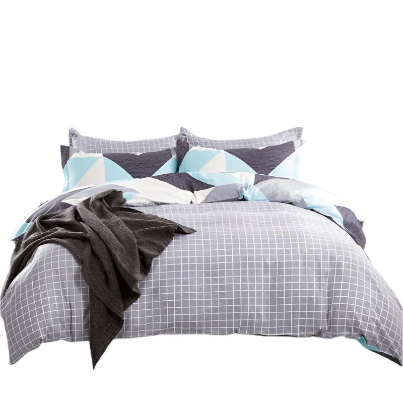 Gioia Casa Modern City 100% Cotton Reversible Quilt Cover Set Queen Size Quilt Covers