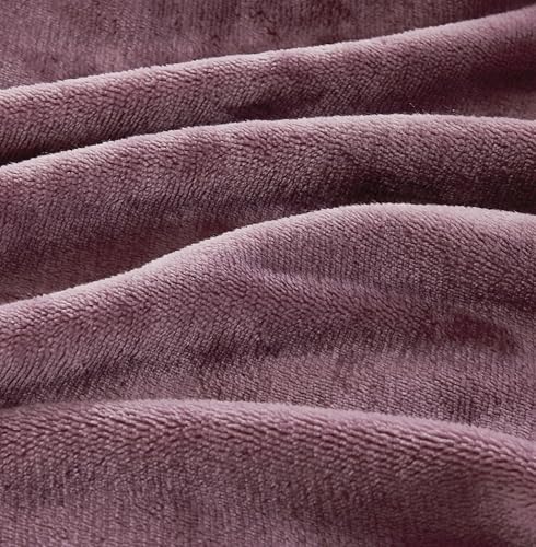 2 In 1 Teddy Sherpa Quilt Cover Set (Mauve King) Quilt Covers