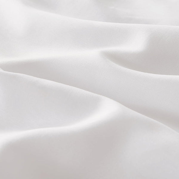 Gioia Casa Bamboo Microfibre European Pillowcase X2 (One Pair) White Pillow Cases