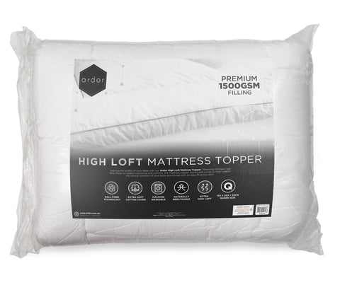 1500Gsm Ball Fibre Mattress Topper Single Mattress Toppers & Protectors