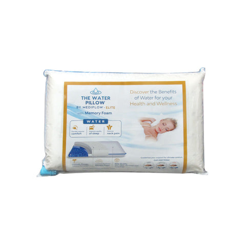 Mediflow Elite Premium Fiber Memory Foam Water Pillow 44 X 66 Cm Pillows