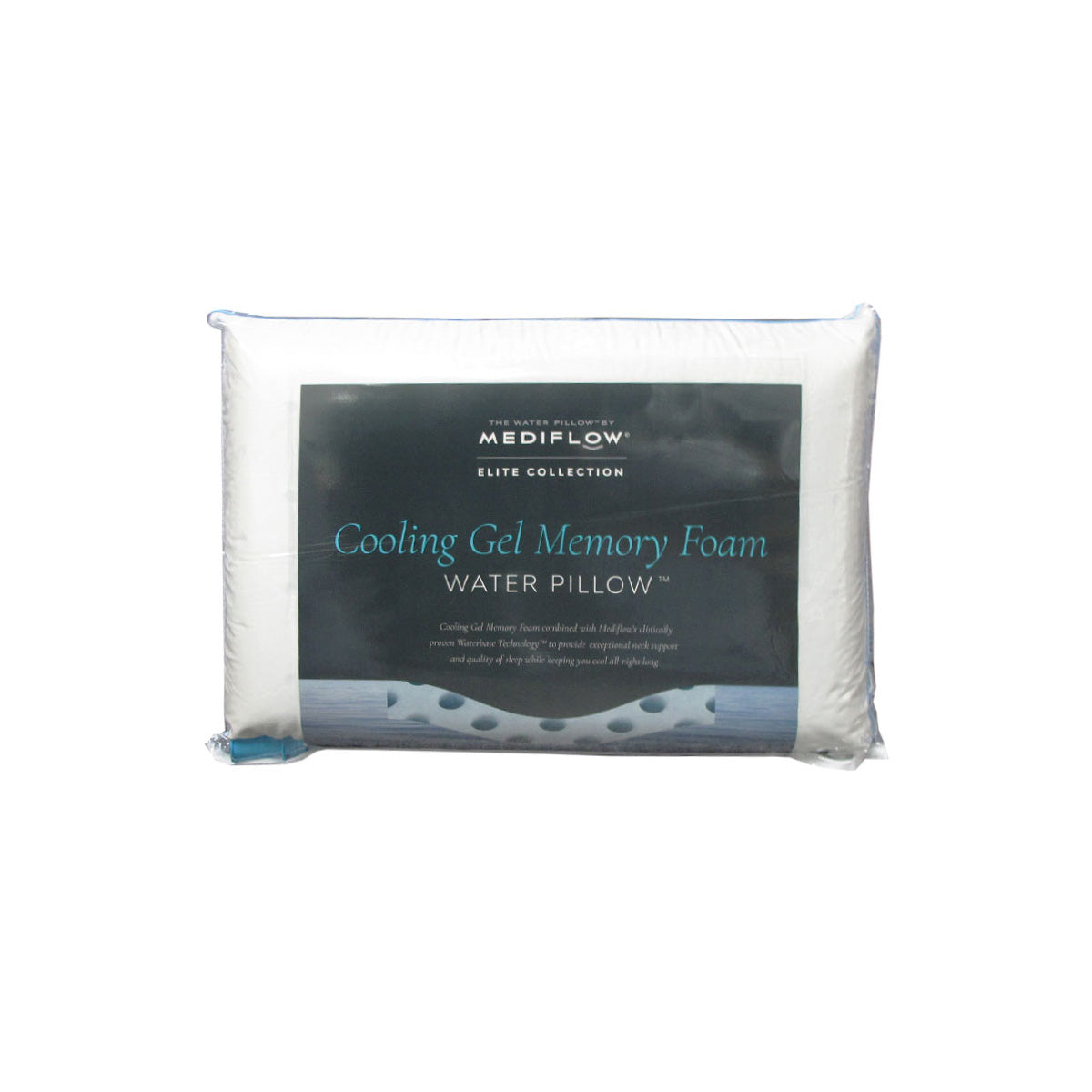 Mediflow Elite Premium Fiber Cooling Gel Memory Foam Water Pillow 44 X 66 Cm Pillows