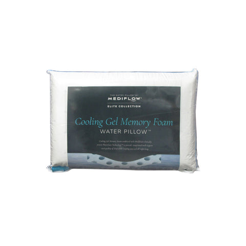 Mediflow Elite Premium Fiber Cooling Gel Memory Foam Water Pillow 44 X 66 Cm Pillows