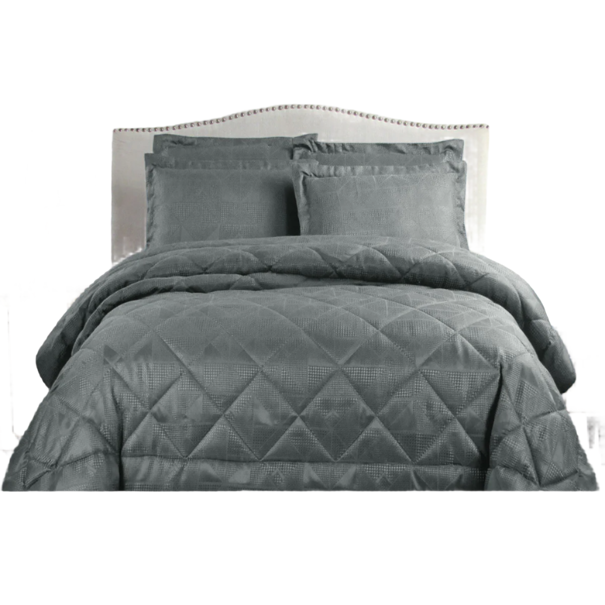 Hotel Living Eli Jacquard Comforter Set Queen Charcoal Comforter Sets Queen
