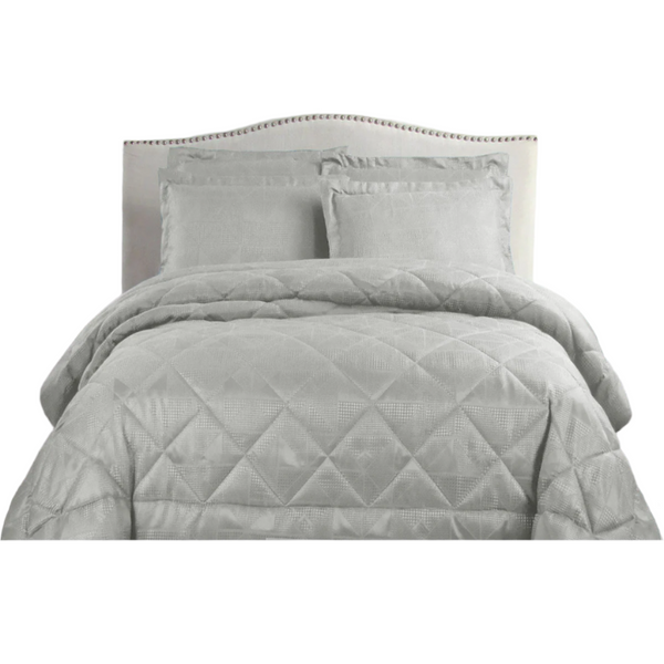 Hotel Living Eli Comforter Set King Silver King Comforter Sets