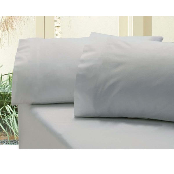 Revive 400Tc Cotton Sateen Combo Set King Silver Sheets