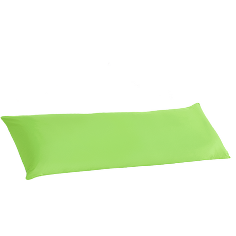 Artex 100% Cotton Body Pillowcase Lime Pillow Cases