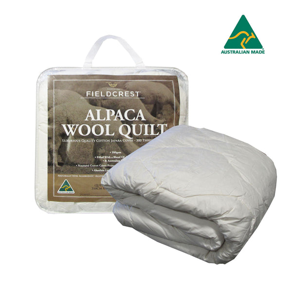 500Gsm Alpaca Wool Blend Quilt Queen 210 X Cm Quilt Covers