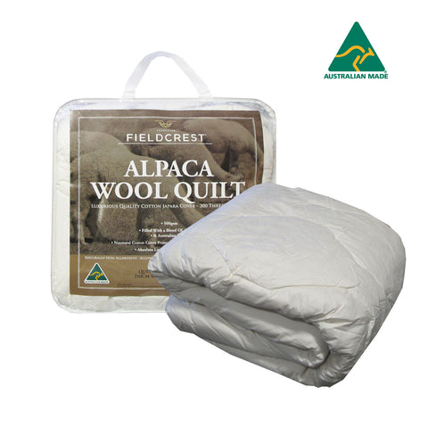 500Gsm Alpaca Wool Blend Quilt Queen 210 X Cm Quilt Covers