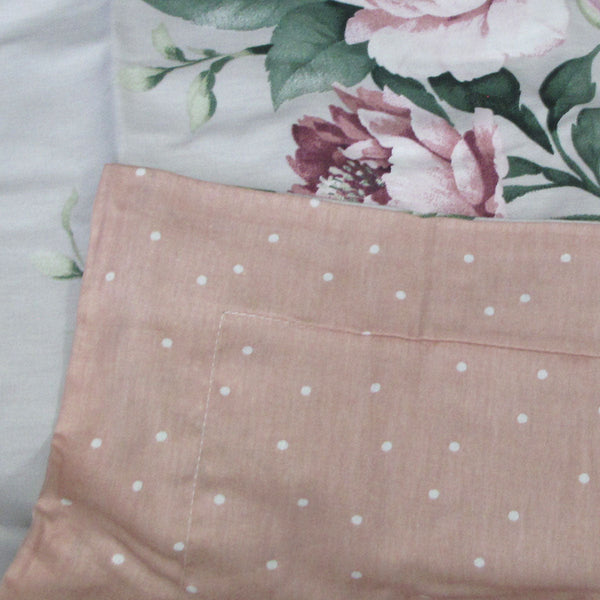 Revive 300Tc Caterina Reversible Cotton Quilt Cover Set Queen Quilt Covers