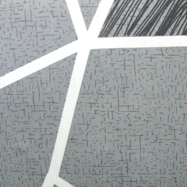 Artex Bentley Grey Quilt Cover Set Geometric Pattern Reversible Printed Microfiber Polyester Quilt Covers