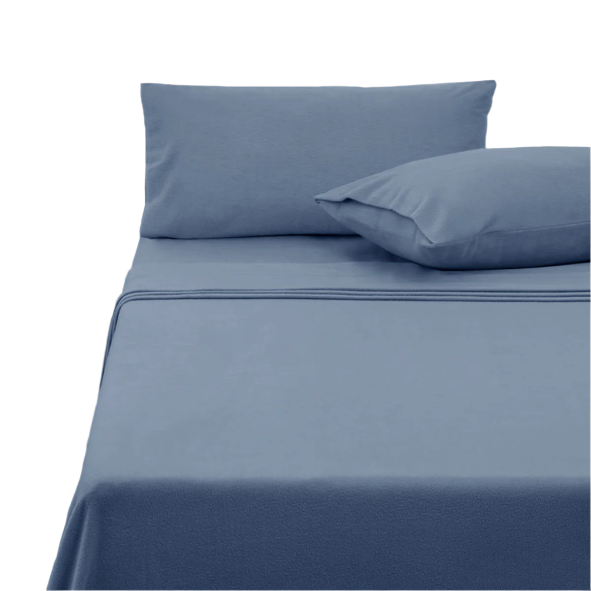 Polar Fleece Sheet Set King 36Cm Wall With Pillowcases Airforce Blue Sheets