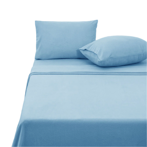 Polar Fleece Sheet Set Queen 36Cm Wall Sky Sheets