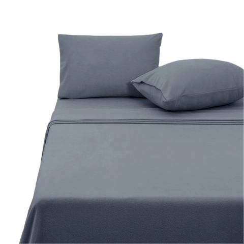 Polar Fleece Sheet Set Queen 36Cm Wall Slate Sheets